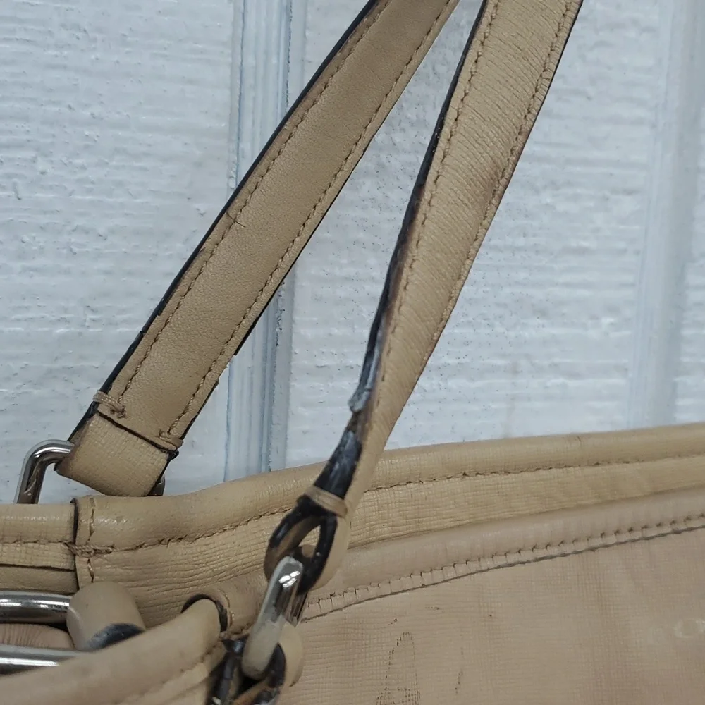 Coach Tan Diaper Bag